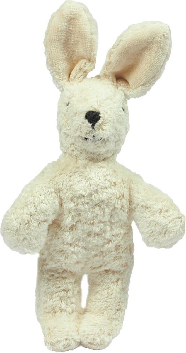 Tierpuppen Baby Hase | weiß